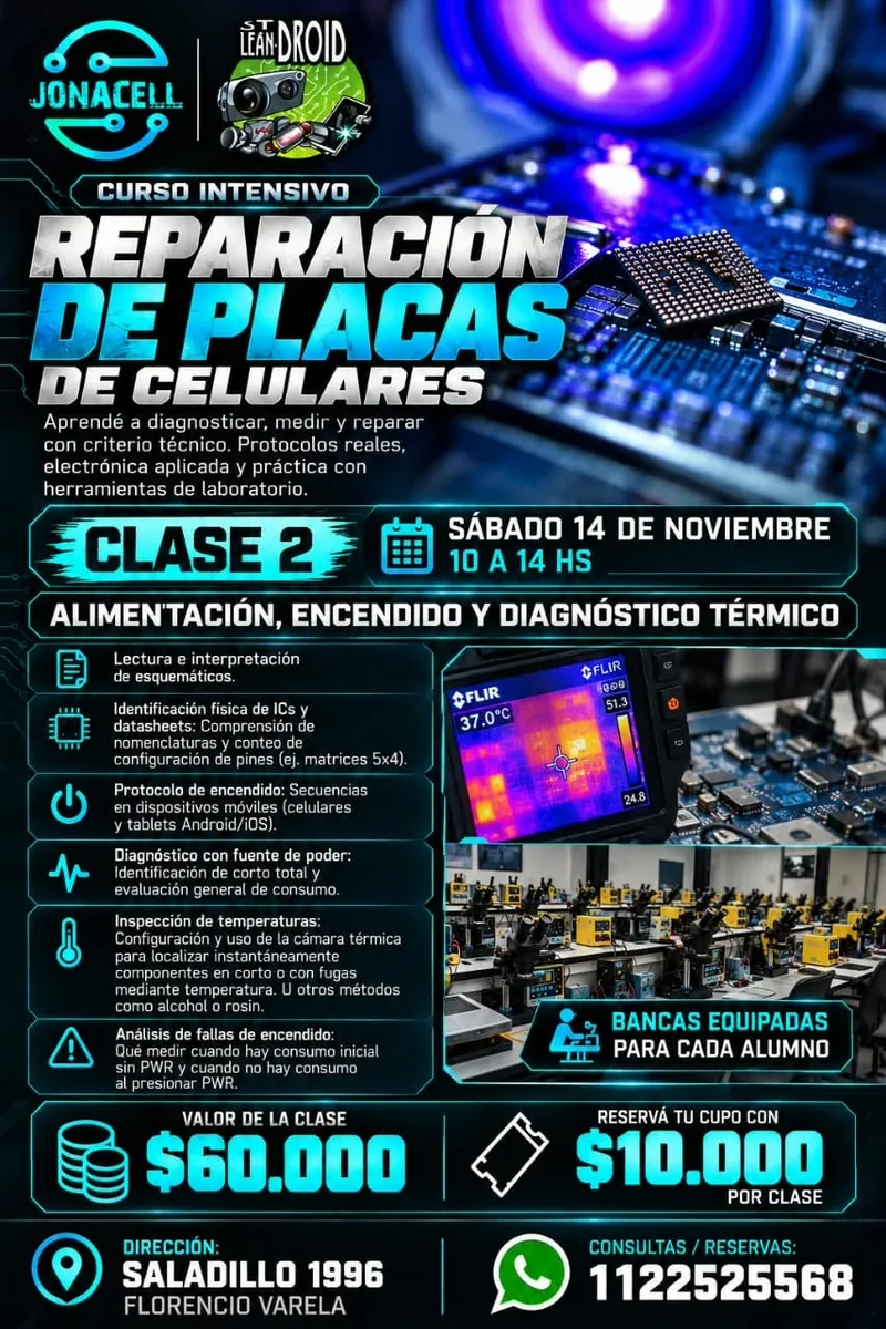 Flyer: Alimentación, Encendido y Diagnóstico Térmico